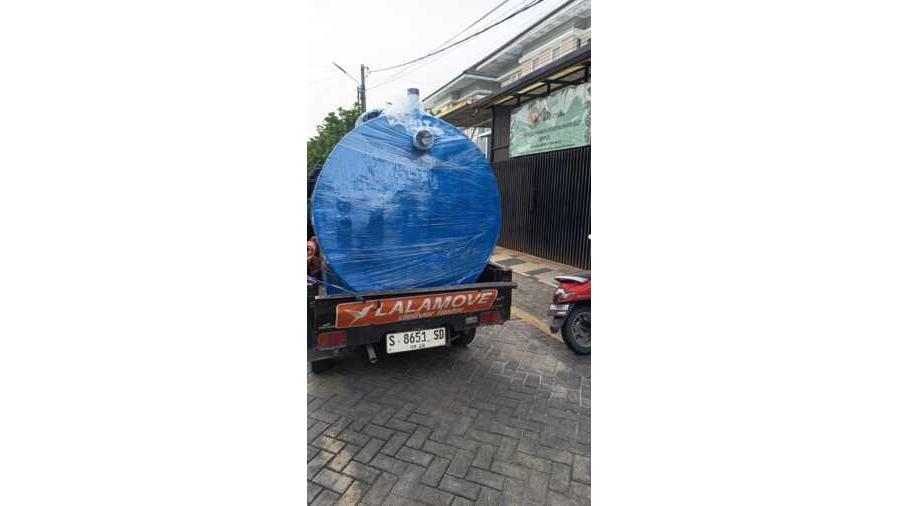 Pengiriman Bio Septictank 3000 L SPPG Panjaringan Rungkut